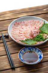 日本の刺し身　和食イメージ