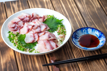 日本の刺し身　和食イメージ