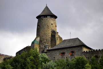 Fototapeta na wymiar Lubovna, Stara Lubownia, Castle in Slovakia, castles in Europe, 