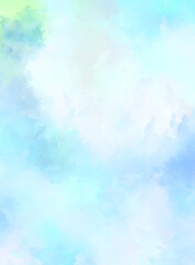Abstract background of colorful brush strokes. Brushed vibrant wallpaper. Painted artistic creation. Unique and creative illustration.
