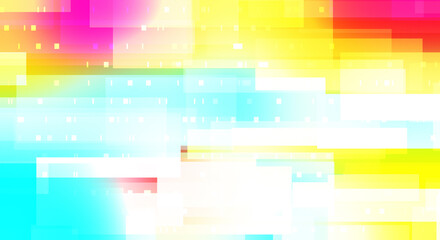 Geometric multicolored intersecting lines. Graphic illustration of digital technology. Abstract background.