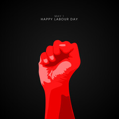 Happy Labor Day banner. Design template. Vector illustration