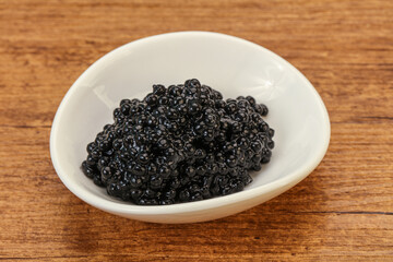 Luxury strugeon fish black caviar