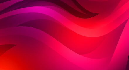 Abstract background with colorful gradient. Vibrant graphic wallpaper with stripes design. Fluid 2D illustration of modern movement.
