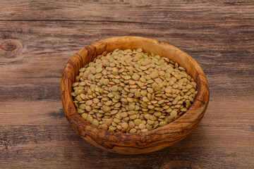 Vegan cuisine - Dry lentil heap