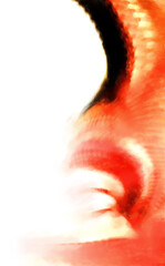 Modern art. Colorful contemporary artwork. Color strokes of paint. Brushstrokes on abstract background. Brush painting.