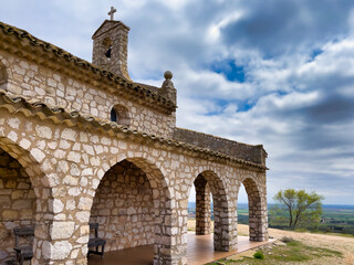 Fototapeta premium hermitage of Santa Quiteria, Tébar, Cuenca, Spain