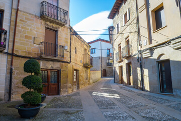views of elciego basque town, Spain