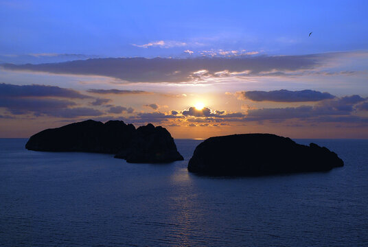 Sunset on the Malgrats Islands, Majorca