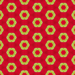 red and yellow pattern