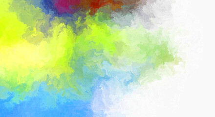 Obraz premium Watercolor painted background. Abstract Illustration wallpaper. Brush stroked painting. 2D Illustration.