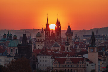 Prague, Praga. Praha,architecture, building, night, city, europe, danube, river, landmark,...