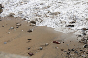 Vague sur la plage