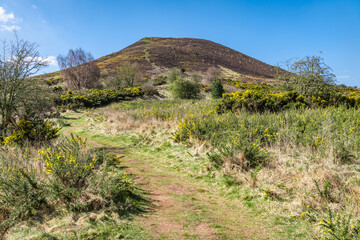 East Side Path up Eildon Hill North, Scottish Borders, UK