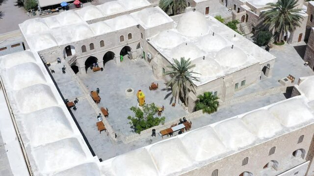 Nabi Musa, Believed to be the tomb of The Prophet Moses, Aerial view.
