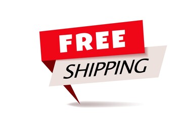 Free shipping icon. Delivery pointer.