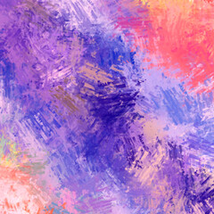 Brushed Painted Abstract Background. Brush stroked painting. Artistic vibrant and colorful wallpaper.