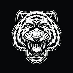 Tiger artwork illustration