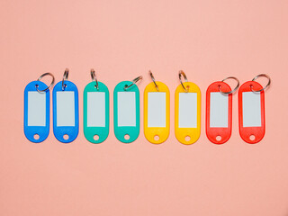 色んな色の名札