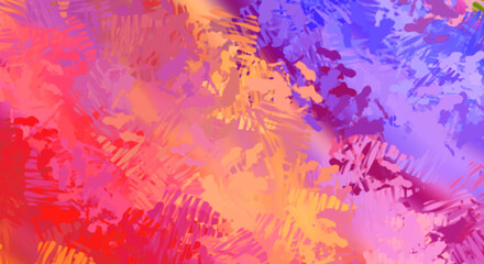 Brushed Painted Abstract Background. Brush stroked painting. Artistic vibrant and colorful wallpaper.