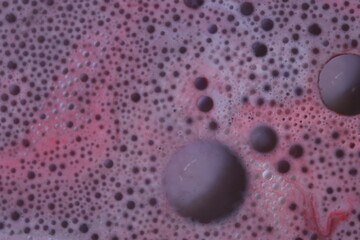 strange galaxy with artificial planets asteroids far from