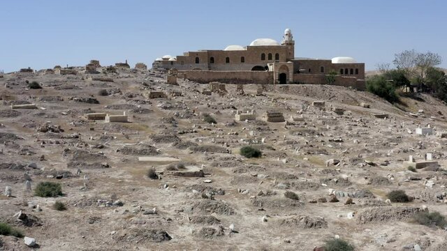 Nabi Musa, Believed to be the tomb of The Prophet Moses, Aerial view.