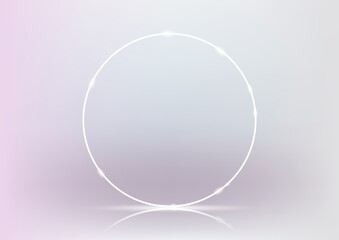 light matte sphere. Abstract illustration.