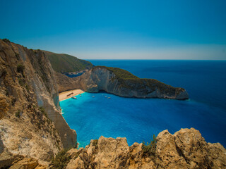 Fototapeta premium Greece Zakynthos Shipwreck Beach