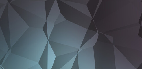 Polygonal background. Colorful wallpaper with geometric design. Digital 3d illustration.