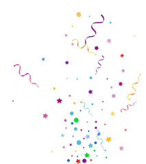 Bright Spiral Anniversary Vector White