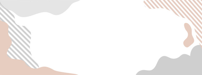 Minimalistic pastel background with abstract and geometric shapes. Background in earthy trending colors