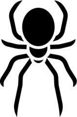 Vector illustration of the spider