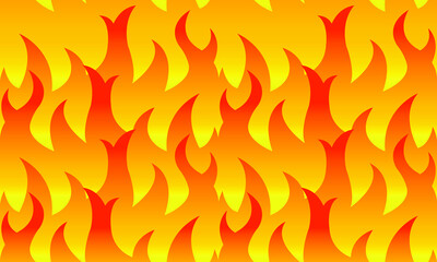 seamless pattern with fire