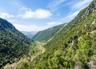 Fototapeta na wymiar Wadi el salib valley, Kfardebian, Lebanon
