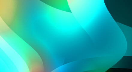 Abstract background with colorful gradient. Vibrant graphic wallpaper with stripes design. Fluid 2D illustration of modern movement.