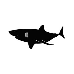 Obraz premium Shark icon vector graphics