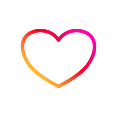 Heart Icon for Graphic Design Projects. Vector Illustration.