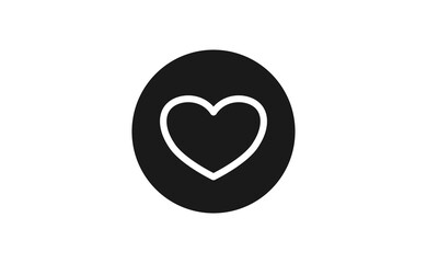 Heart Icon for Graphic Design Projects. Vector Illustration.
