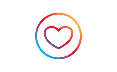 Heart Icon for Graphic Design Projects. Vector Illustration.