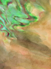 Handmade surreal abstract pattern watercolor. Modern artistic painting. 2d illustration. Texture backdrop painting mix. Creative wall art. Contemporary art