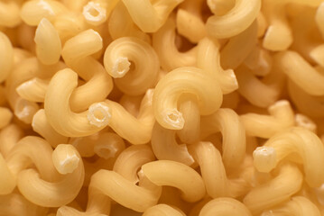 Pasta. Pasta made from durum wheat. Pasta in the form of springs or spirals