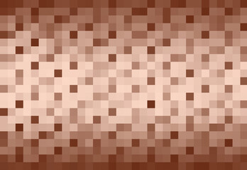 bright design background, pattern, coffee, brown, beige, geometry, digital, pixels, squares, shapes, mosaic, stained glass, abstract, tile, surface, web, photo background, colorful, holiday, postcard,