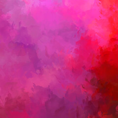 Wall art. Unique and creative illustration. Brush stroked painting. Abstract background of colorful brush strokes. Brushed vibrant wallpaper. Painted artistic creation.