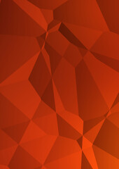 Polygonal background. Colorful wallpaper with geometric design. Digital 3d illustration.