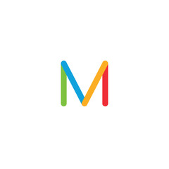 Letter M logo or icon design