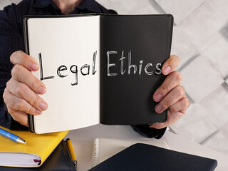 Legal Ethics is shown on the photo using the text