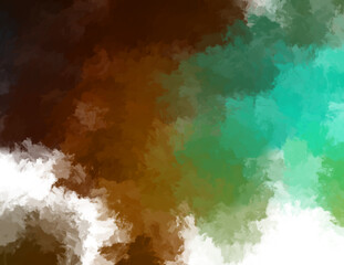 Brushed Painted Abstract Background. Brush stroked painting. Artistic vibrant and colorful wallpaper.
