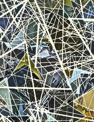 Modern art. Colorful contemporary artwork. Color strokes of paint. Brushstrokes on abstract background. Brush painting.