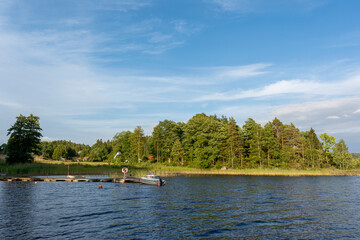 Fototapeta na wymiar Lake Life in Sweden