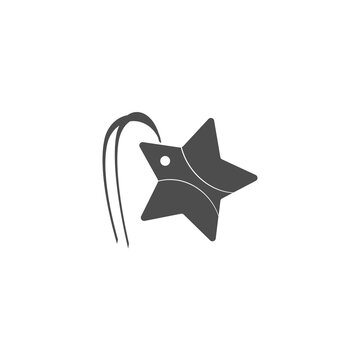 logo or icon strar keychain black